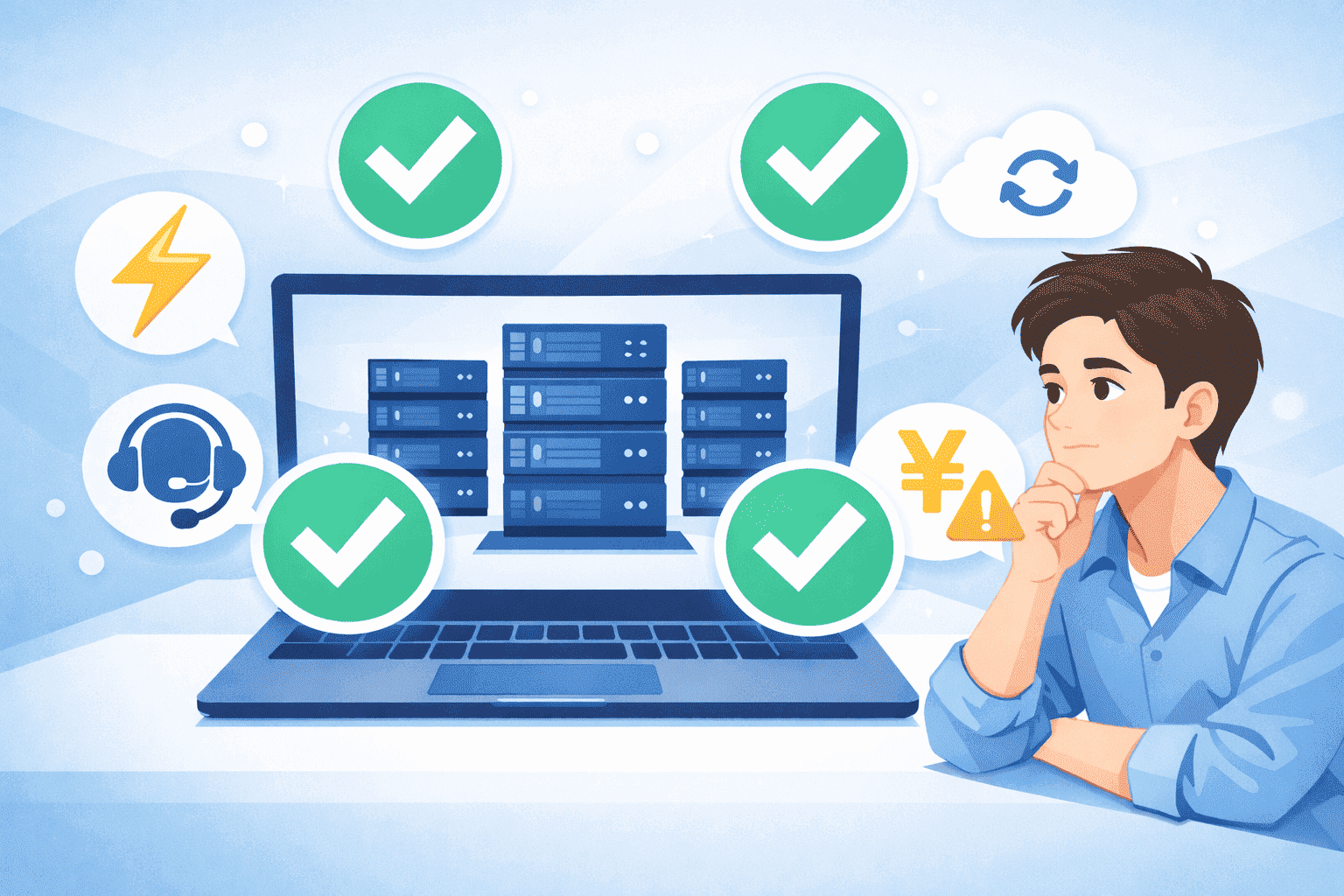 レンタルサーバー選びの失敗を減らす5つのチェックポイント